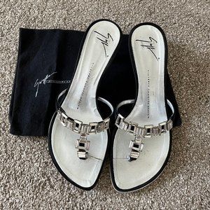 Giuseppe Zanottie Designs Taz 50 metal sandal 8.5